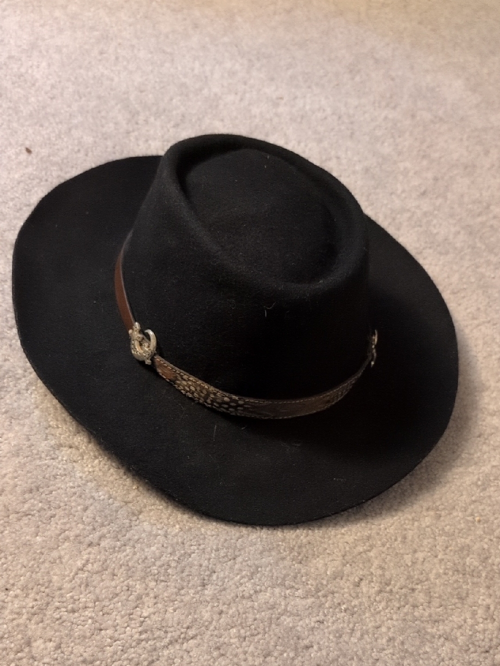 Broner 100% Flat Brim Western Hat